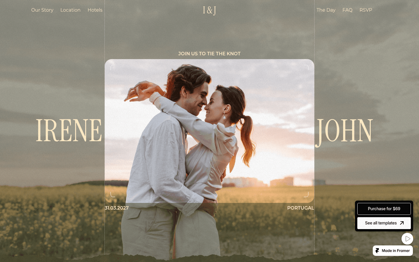 Miren — live website preview