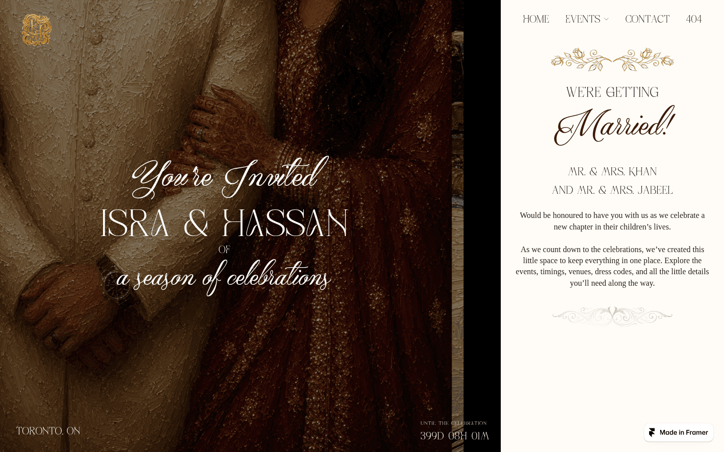 Shaadi — live website preview